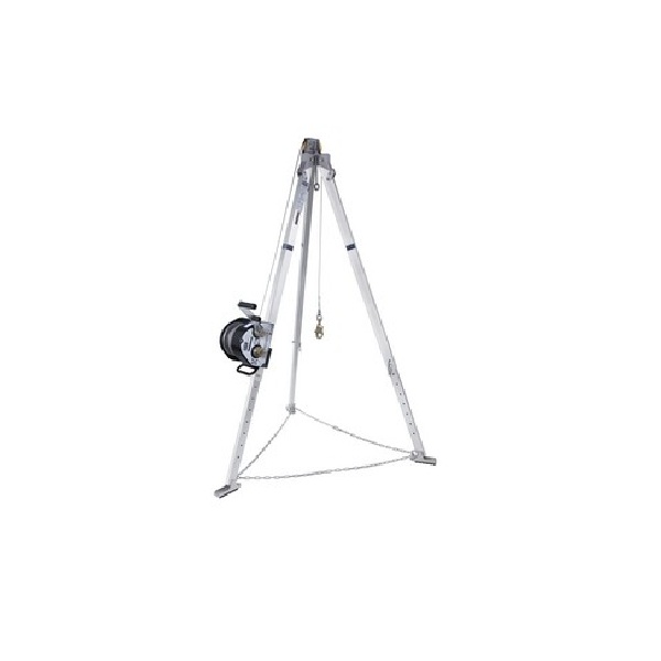 7 FT ALUMINUM TRIPOD W/ADJUSTABLE LOCKING LEGS - Safety Kits